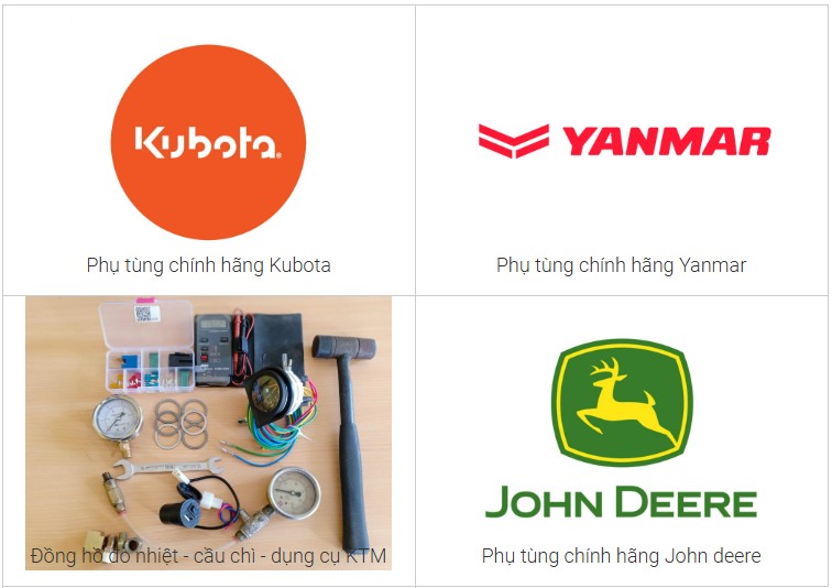 Dụng cụ - Phụ tùng dầu nhớt John deere JD Kubota Yanmar Iseki